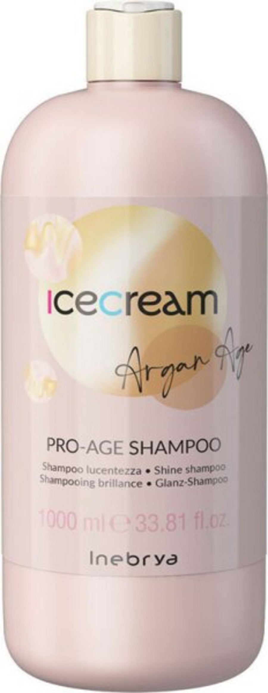 Inebrya Inebrya, Ice Cream Pro-Age, Haarshampoo, Scheinen, 1000 ml Regular