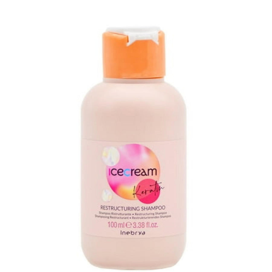 Inebrya Inebrya, Ice Cream Keratin, Haarbehandlungs-Crememaske, Umstrukturierung, 100 ml Regular