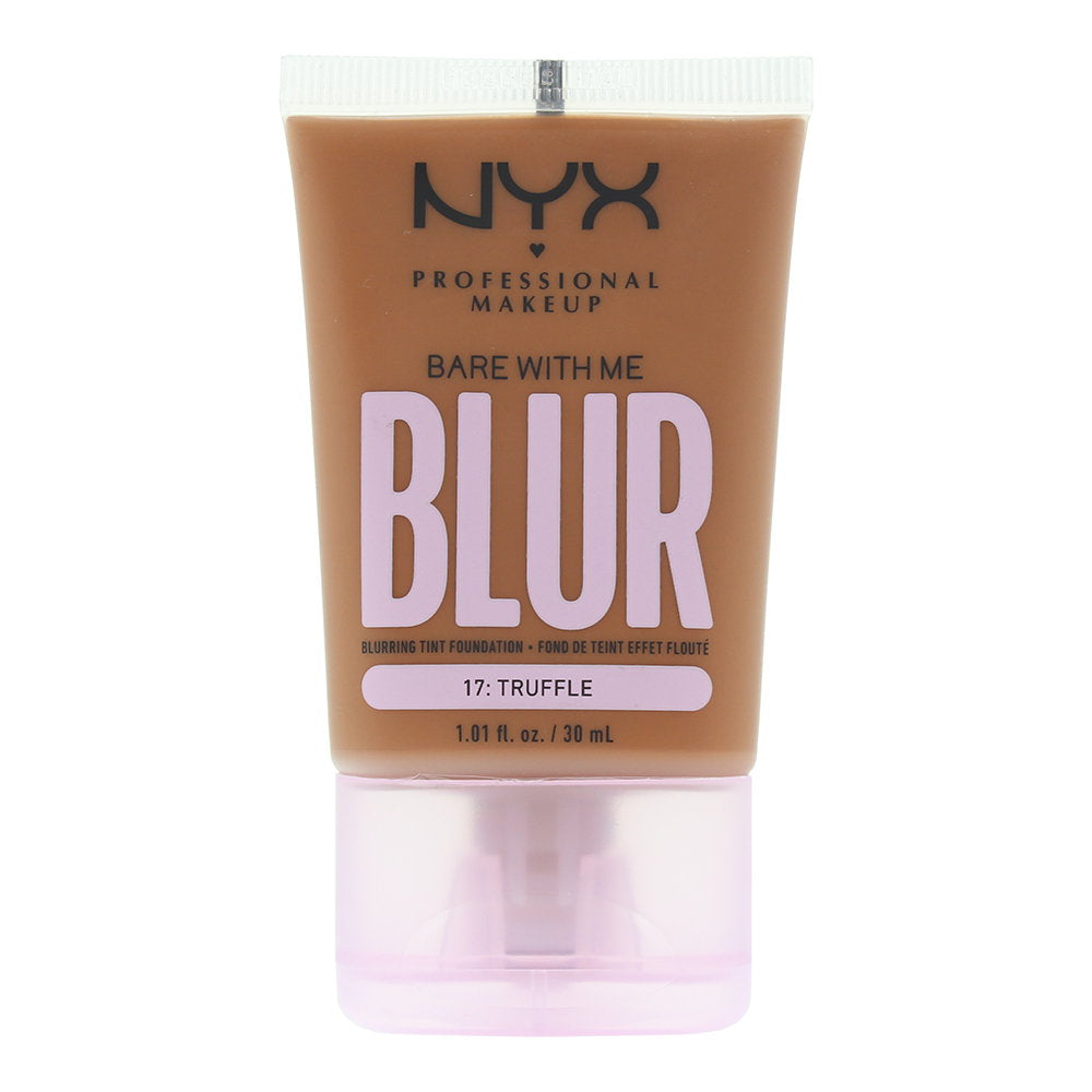 Nyx Nyx, Bare With Me Blur, Natürliches Finish, Flüssige Grundierung, BWMBT17, Trüffel, Nein, 30 ml Regular