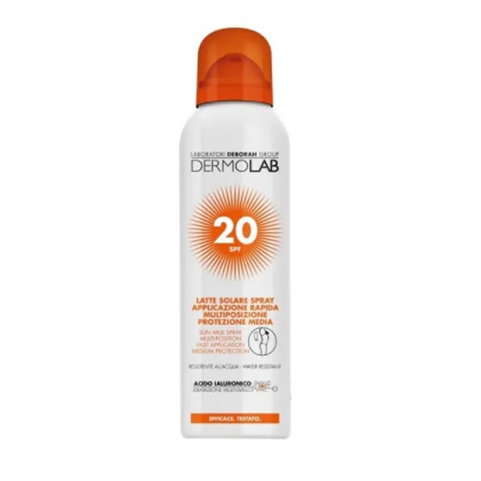 DERMOLAB DERMOLAB Sonnenmilchspray SPF 20 150 ml Sonnenschutz Spray Sonnenpflege