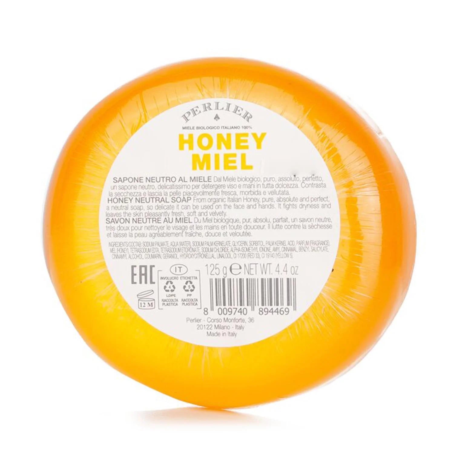 PERLIER PERLIER Honey Neutrale Honigseife 125 g Kosmetik
