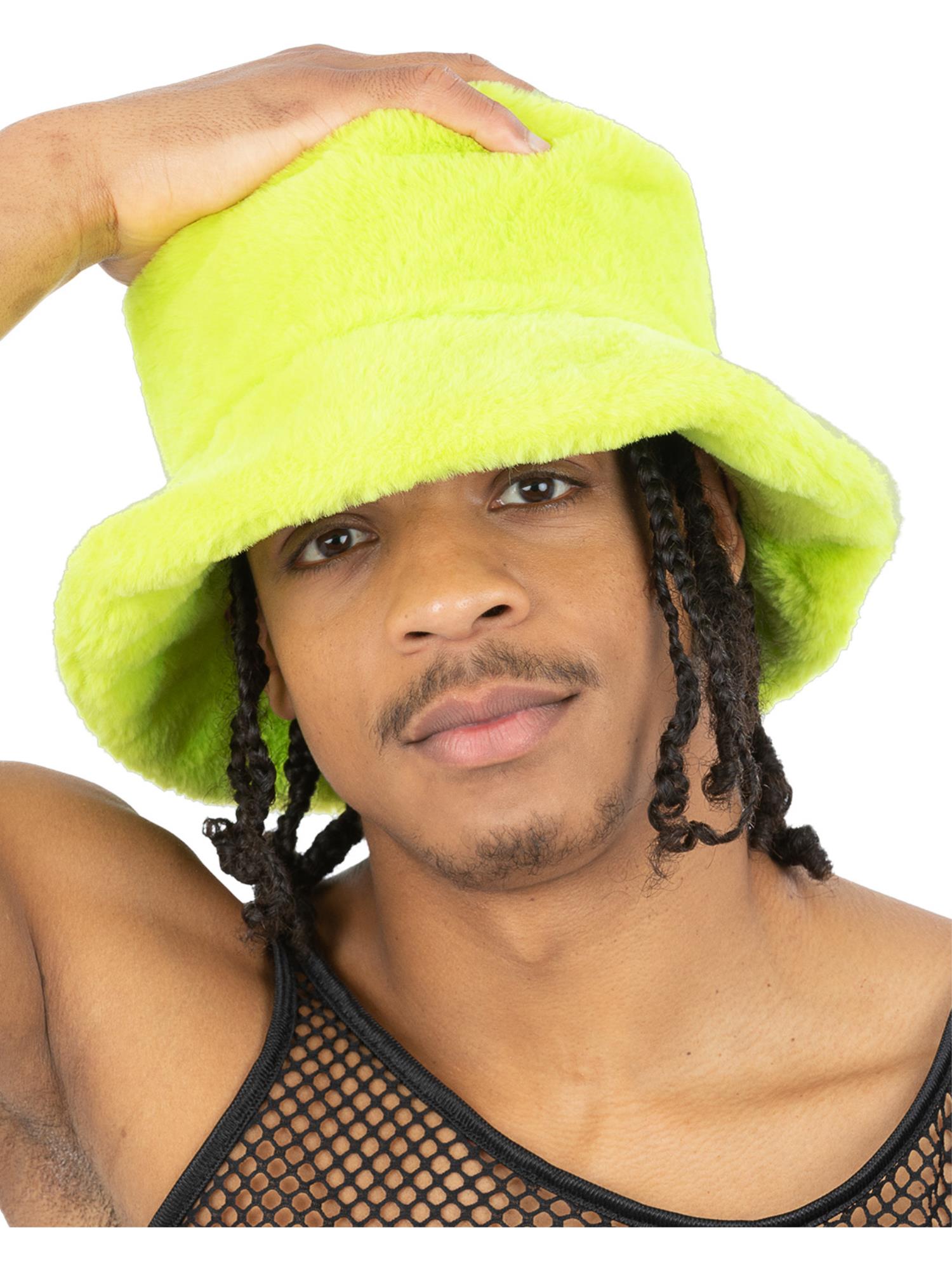 Smiffys grüner 1990s Bucket-Hat für Erwachsene