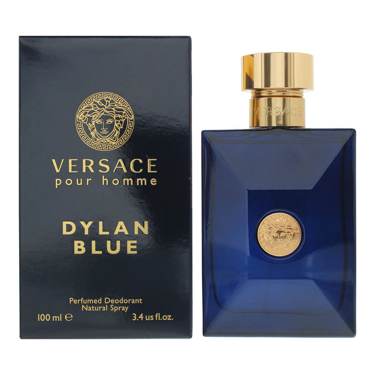 Versace, Dylan Blue, 24h Schutz, Deodorant Spray, Für Männer, 100 ml