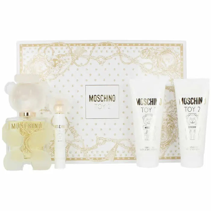 Moschino Toy 2 Eau de Parfum 100 ml Set mit 4 Artikeln