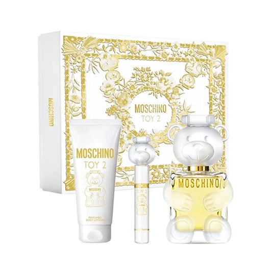 MOSCHINO MOSCHINO Toy 2 Eau de Parfum 100 ml Spray Körperlotion 100 ml Miniatur 10 ml Spray Parfüm