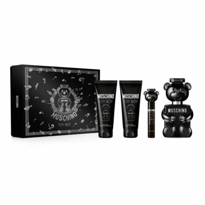 Moschino Toy Boy Eau de Parfum Spray 100 ml Set mit 4 Artikeln