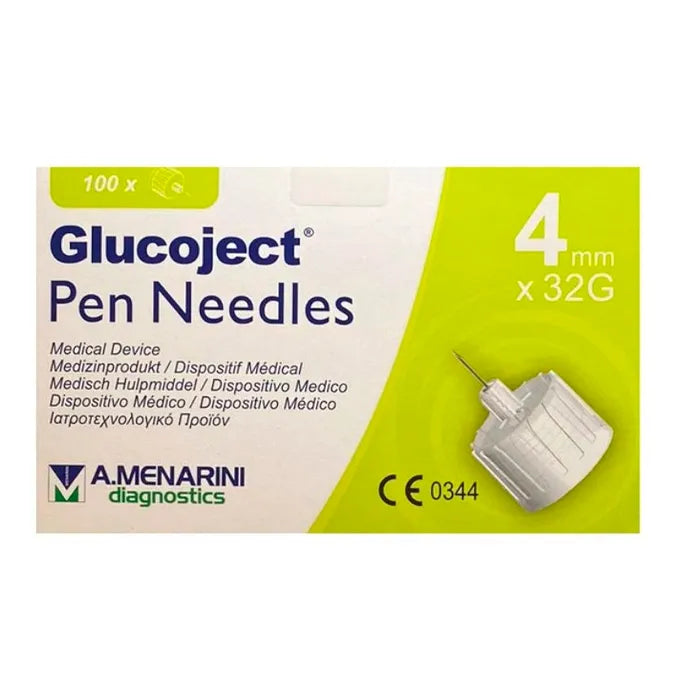 MENARINI MENARINI Glucoject Insulinkanüle 32G x 4mm 100 Stück 100U Kosmetik