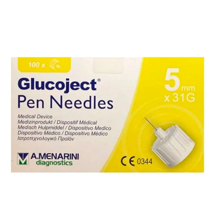 MENARINI MENARINI Glucoject Insulinkanüle 31G x 5 mm 100 Stück 100U Kosmetik
