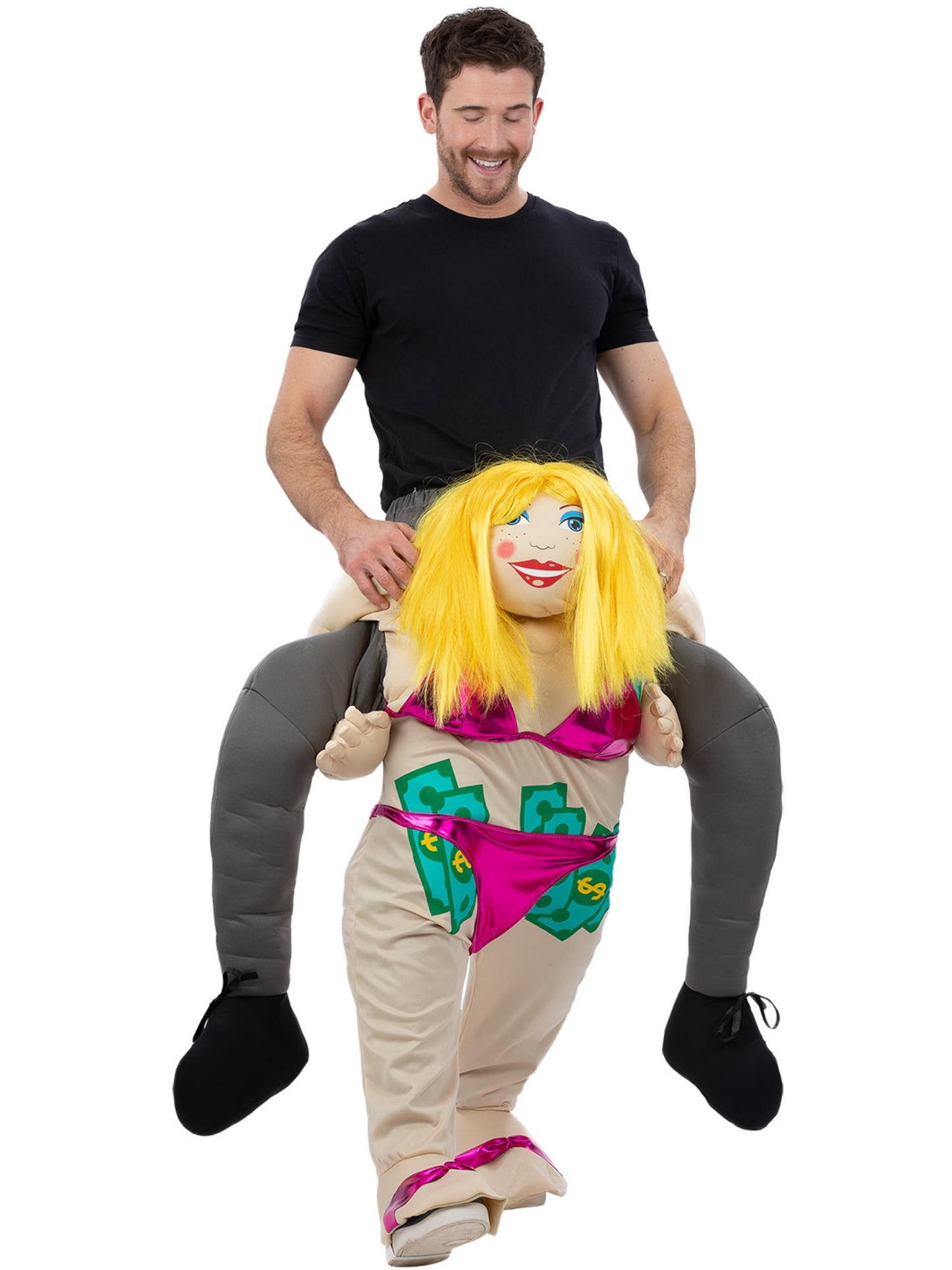 Smiffys STAG Piggyback Stripper Costume CS für Unisex