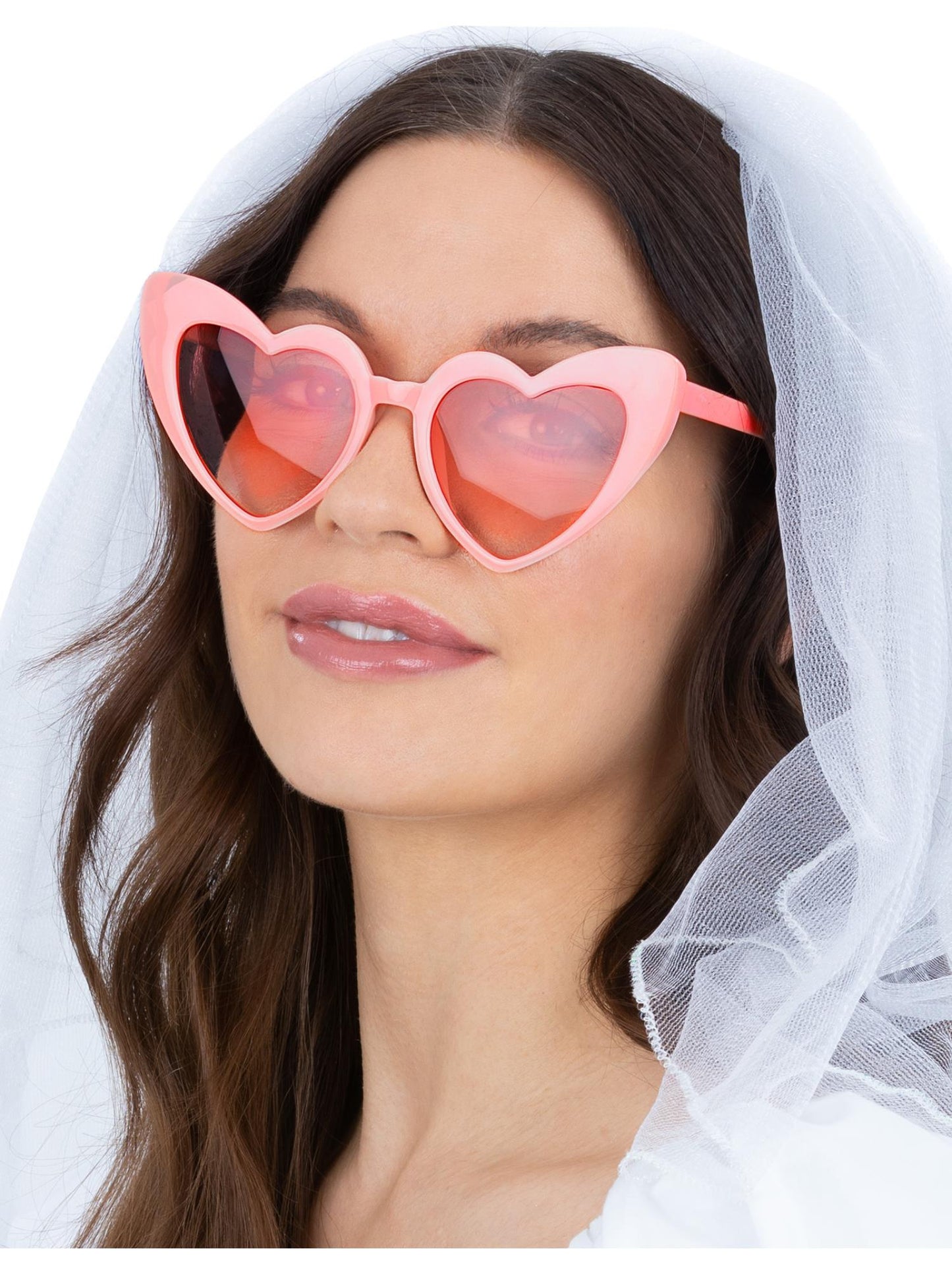 Smiffys HENPARTY Pink Heart Hen Party Specs AC für Unisex