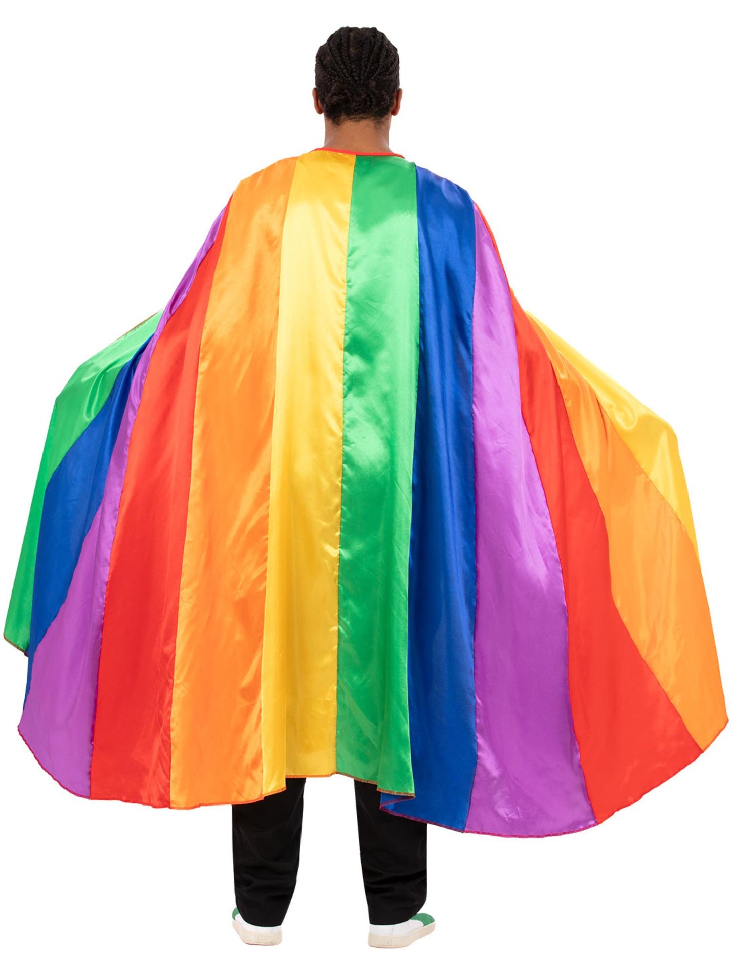 Smiffys Rainbow Satin Cape AC für Unisex