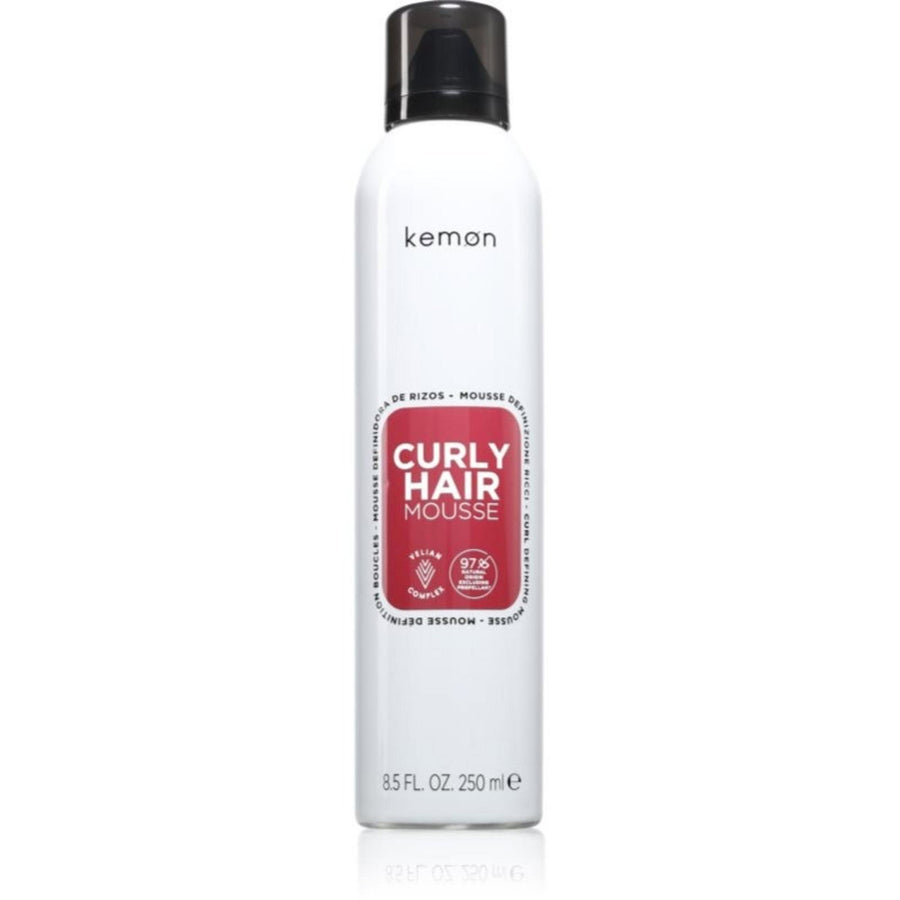 Kemon Kemon, Curly Hair Mousse, Haarstyling-Mousse, Volumen, Mittel, 250 ml Regular