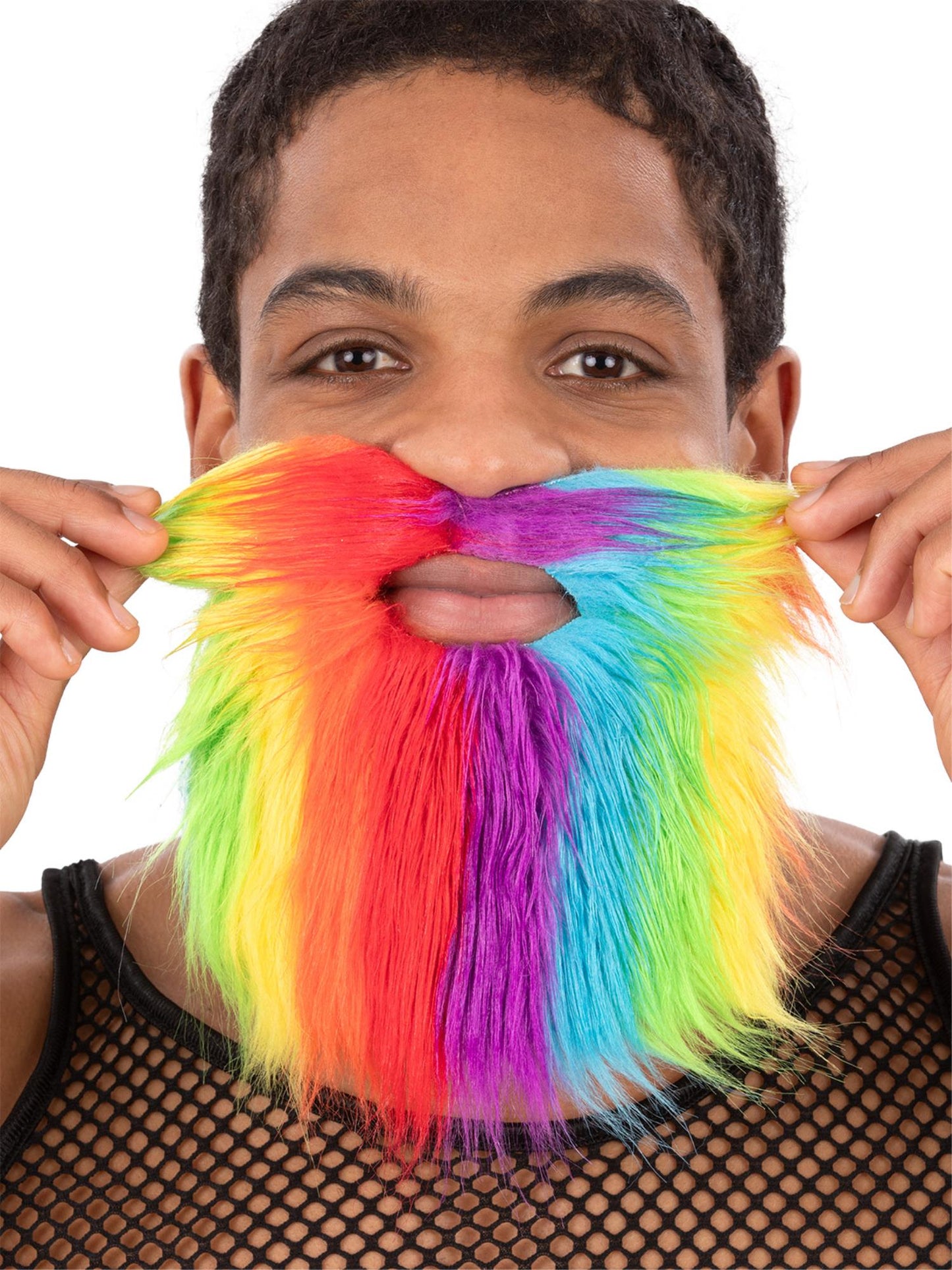 Smiffys Rainbow Beard, on Elastic CD für Unisex