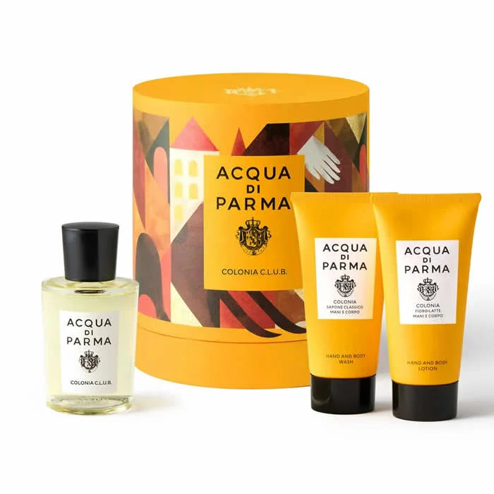 Acqua Di Parma Holiday 26 Colonia C.L.U.B. Eau de Cologne Spray 100 ml Set mit 3 Artikeln