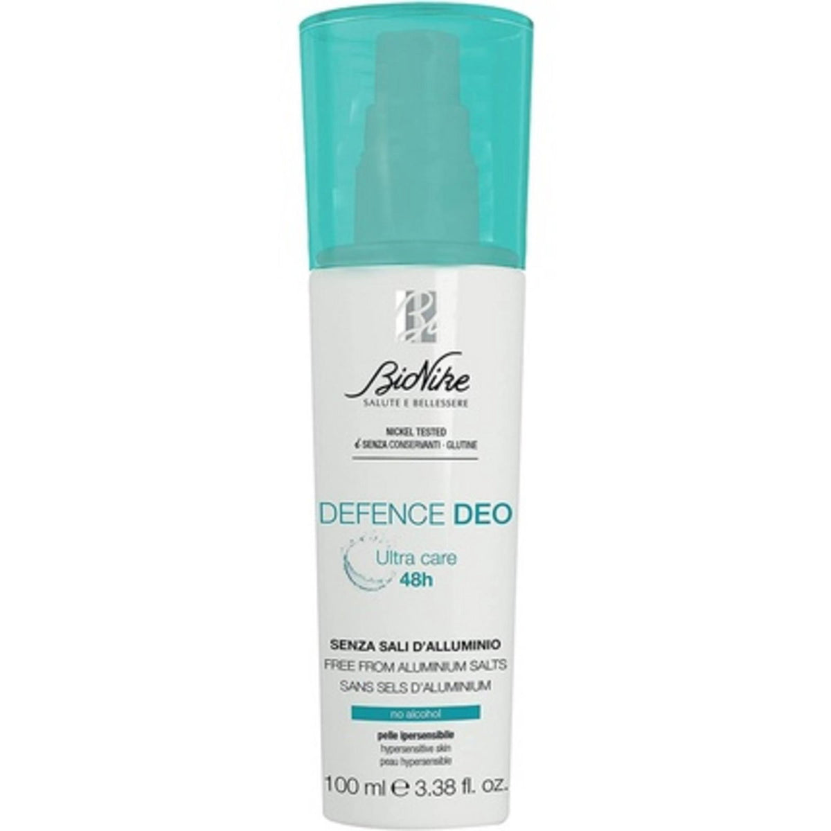 BioNike, Defence Deo Ultra-Care, 48h Protection, Deodorant Spray, Unisex, 100 ml