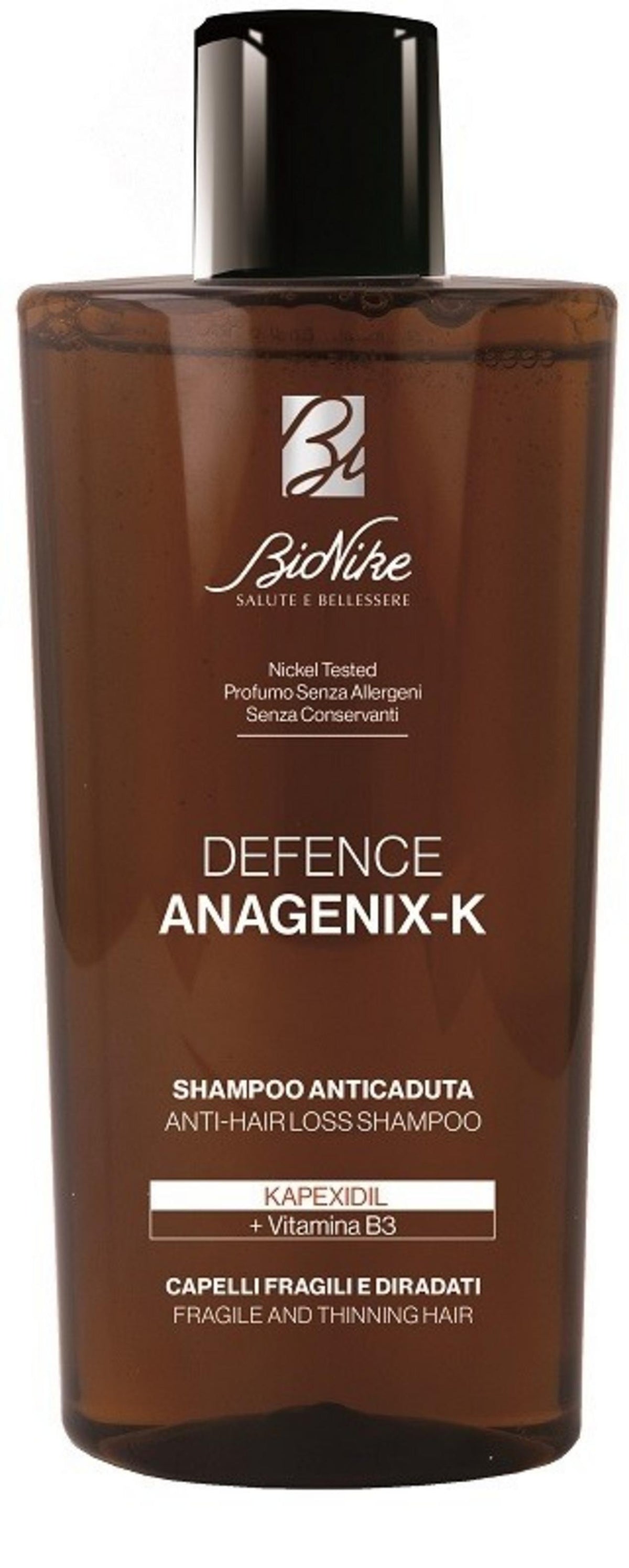 BioNike Defense Anagenix-K Shampoo gegen Haarausfall 200 ml