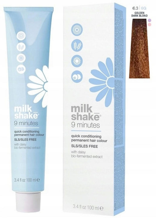 Milk Shake Milk Shake, 9 Minutes, Permanente Haarfarbe, 6.35 Dark Blonde, 100 ml Regular