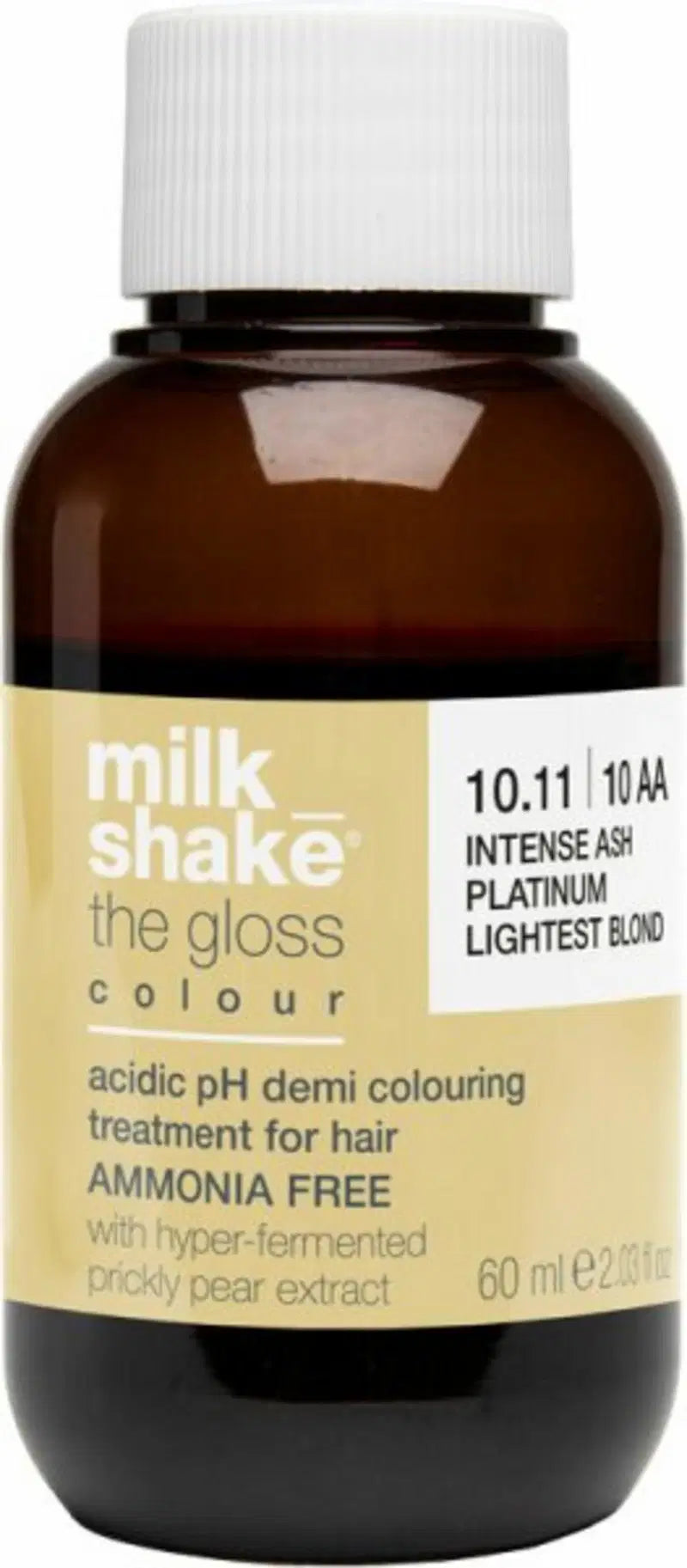Milk Shake, The Gloss Acidic pH Demi-Permanent Colour 10.1, Demi-permanente Haarfarbe, 10.1 Platinum Blonde, 60 ml