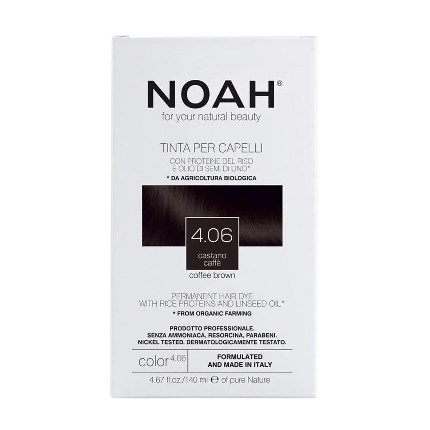 NOAH NOAH Capilar Tinte Coffee Brown 140 ml Haarfarbe