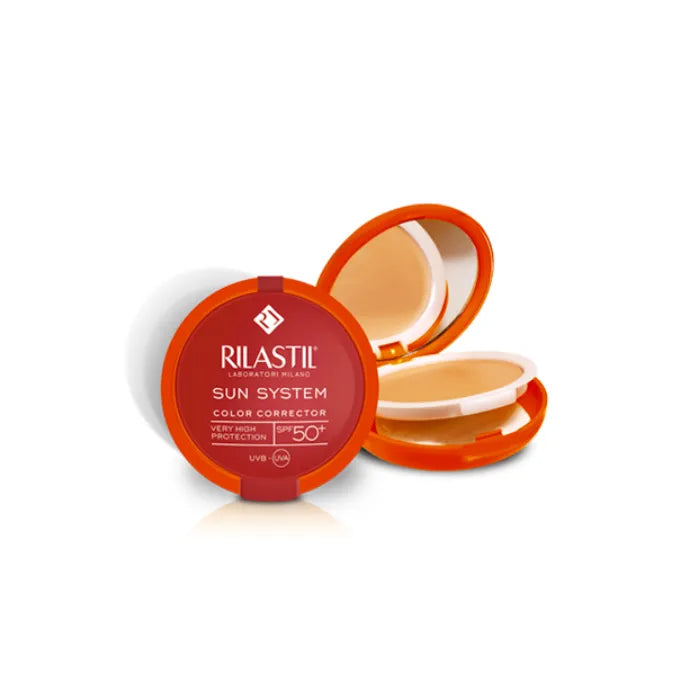 RILASTIL RILASTIL Sun System Uniform Compact Cream SPF 50+ Farbton 02 Doré 10 g Sonnenpflege
