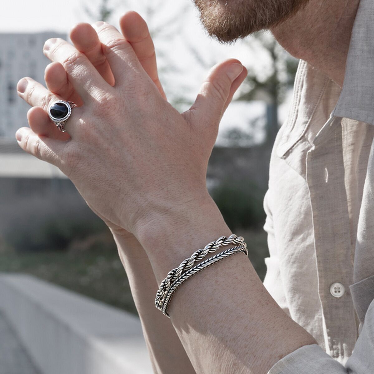 Albert M. Herrenarmreif Albert M. Wsox00443.S 19 Cm