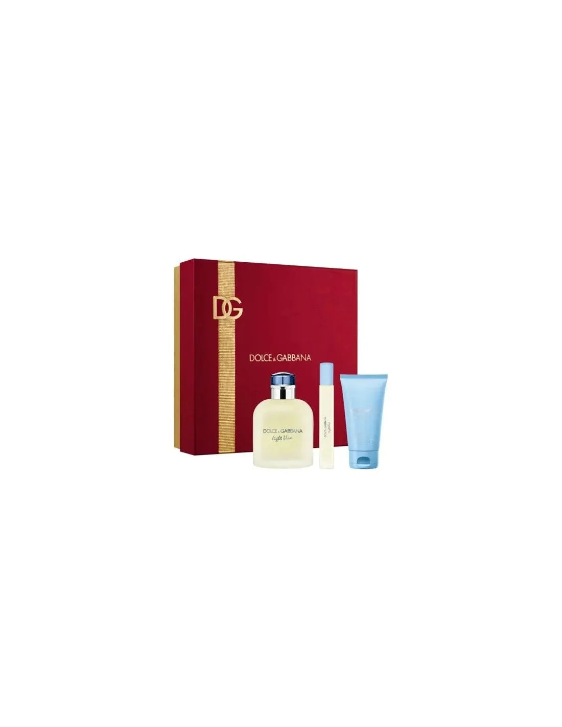 DOLCE & GABBANA DOLCE & GABBANA Light Blue Homme Eau de Toilette 125 ml Gel 50 ml Set Kosmetik