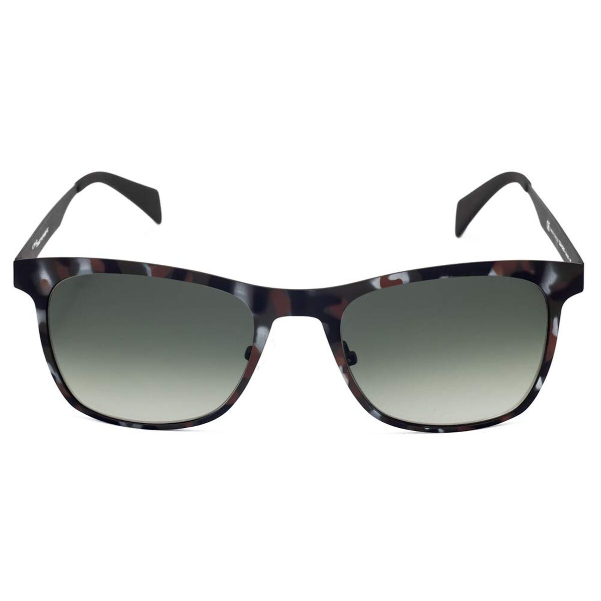 Italia Independent 0024 Unisex-Sonnenbrille braun mit Metallfassung – Produktansicht