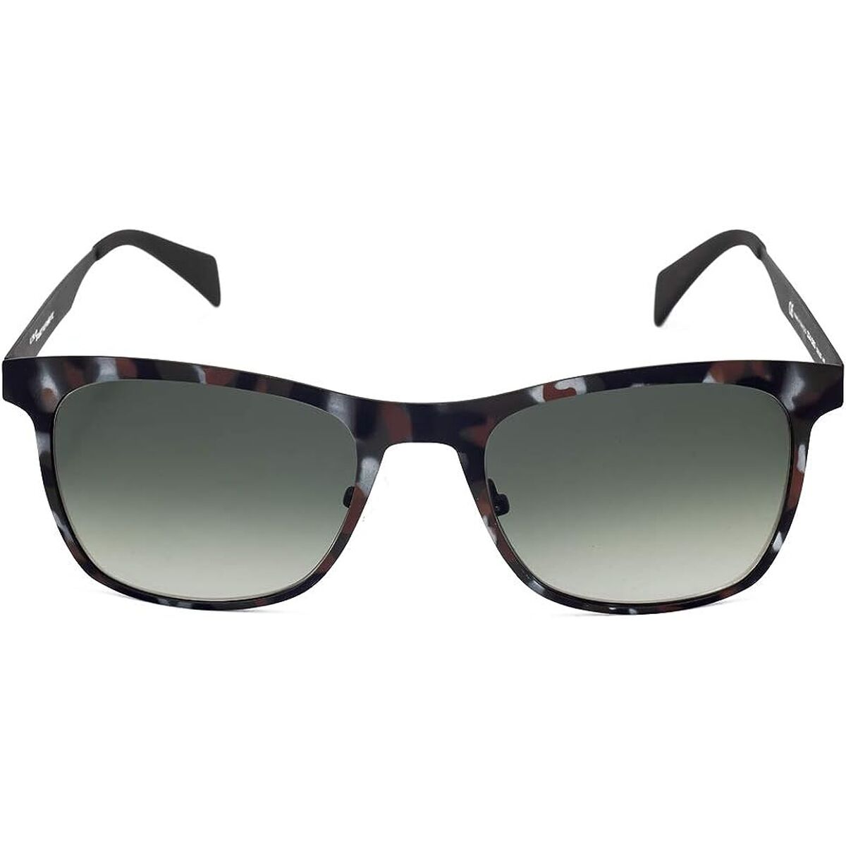 Italia Independent 0024 Unisex-Sonnenbrille braun mit Metallfassung – Detailansicht