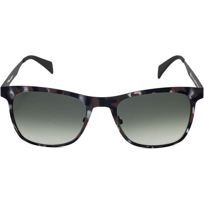 Italia Independent 0024 Unisex-Sonnenbrille braun mit Metallfassung – Detailansicht