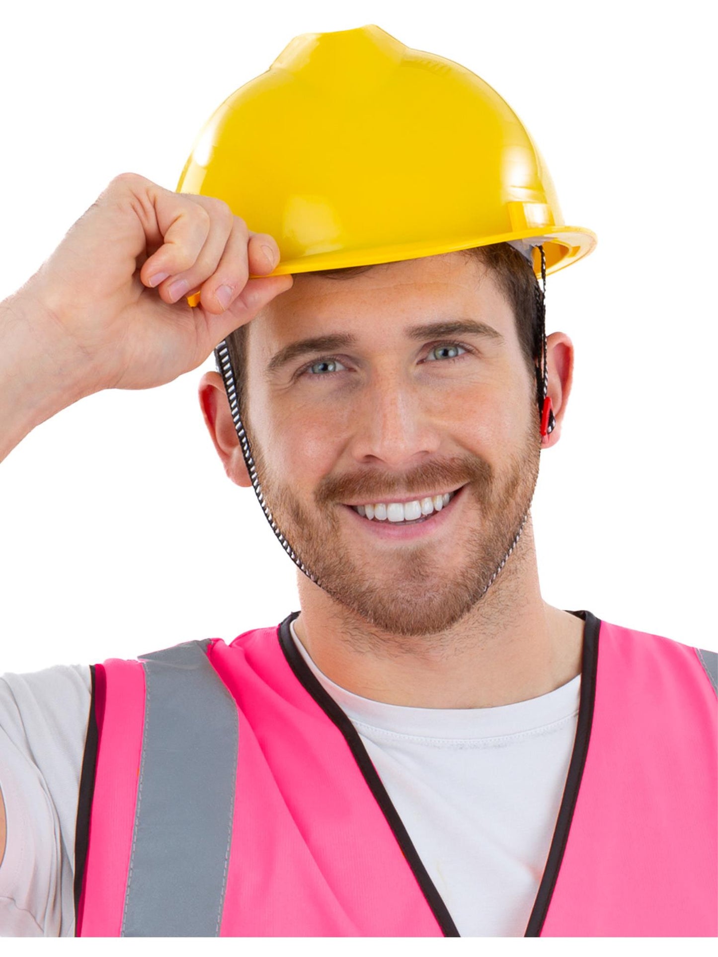 Smiffys Yellow Builders Helmet, Adjustable HA für Unisex