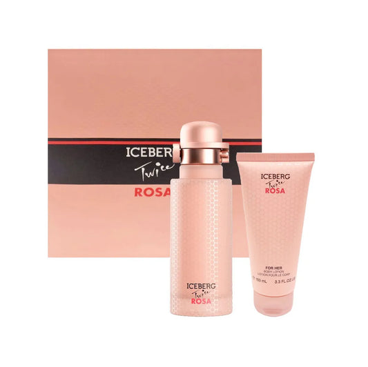 ICEBERG ICEBERG Twice Rosa Eau de Toilette 125 ml und Körperparfüm Spray 100 ml Set