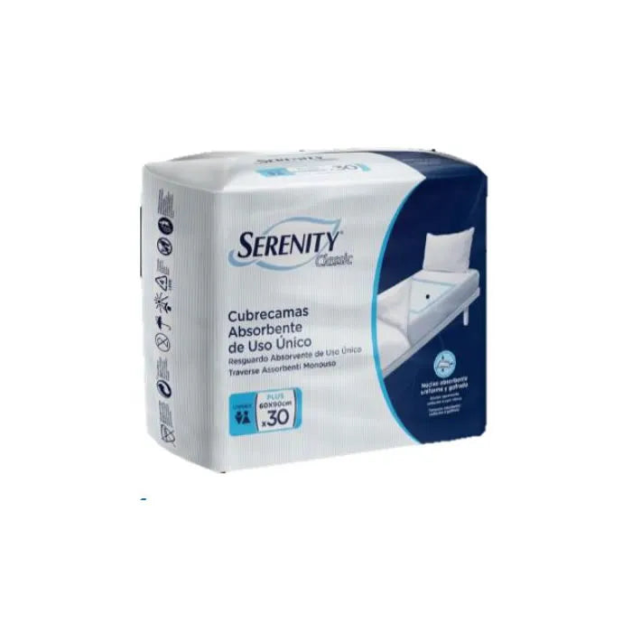SERENITY SERENITY Classic 60x90 Plus Kosmetikpads 30 Einheiten Serum