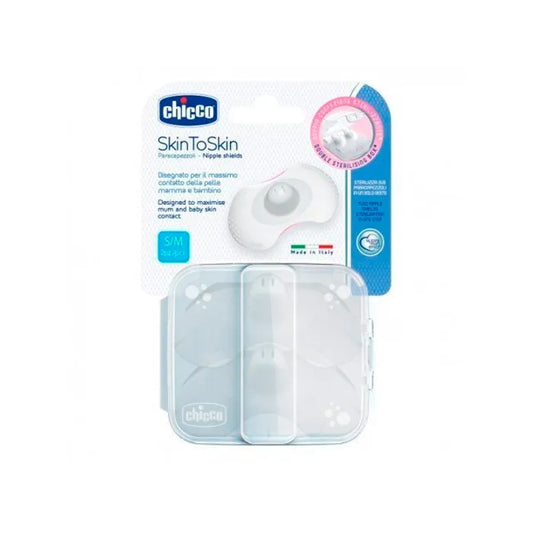 CHICCO CHICCO SkinToSkin Nippelschoner aus Silikon Größe S-M 2 Stück Kosmetik