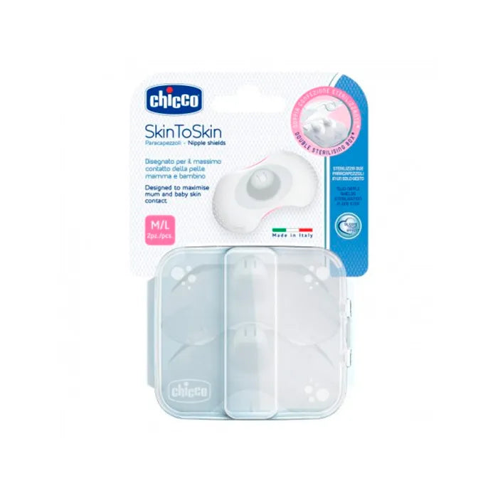 CHICCO CHICCO Nippelschoner aus Silikon Größe M-L 2 Stück Kosmetik