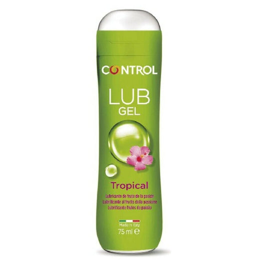 Slide Gleitmittel auf Wasserbasis Lub Tropical Control Passionsfrucht 75 ml