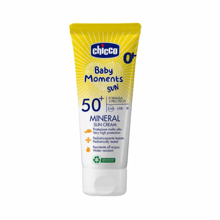 CHICCO CHICCO Baby Moments Mineral Sonnencreme SPF 50+ 0+ 75 ml