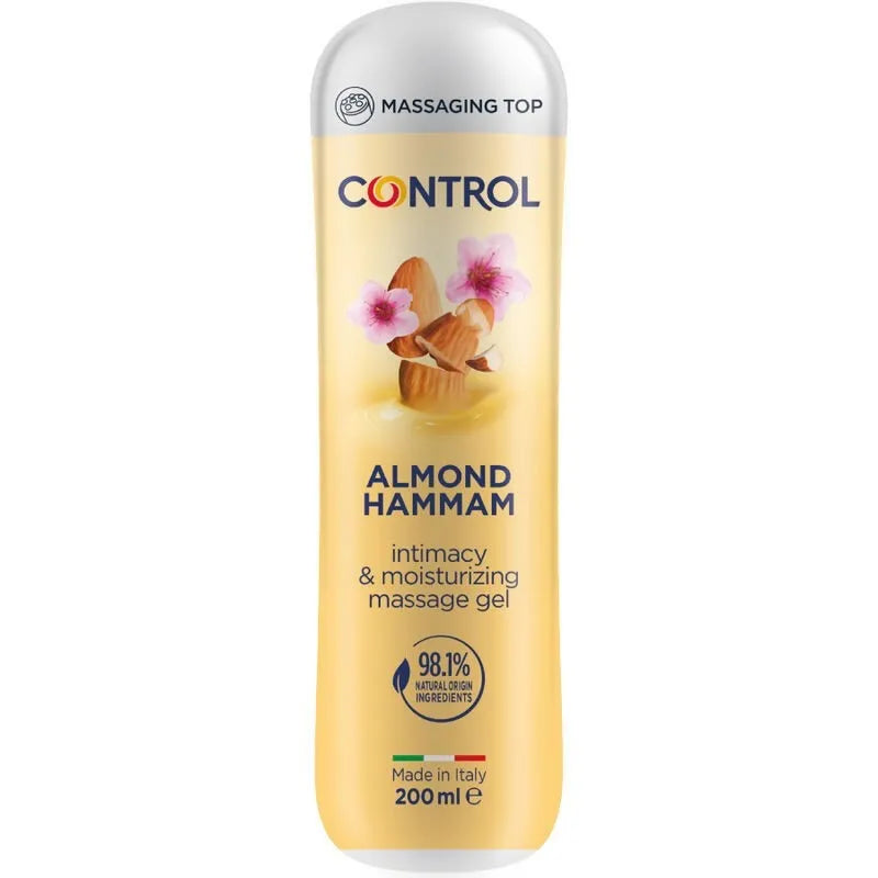 CONTROL CONTROL Mandelmilch-Massagegel 200 ml Massagegel mit Mandelmilch zur Hautpflege Kosmetik