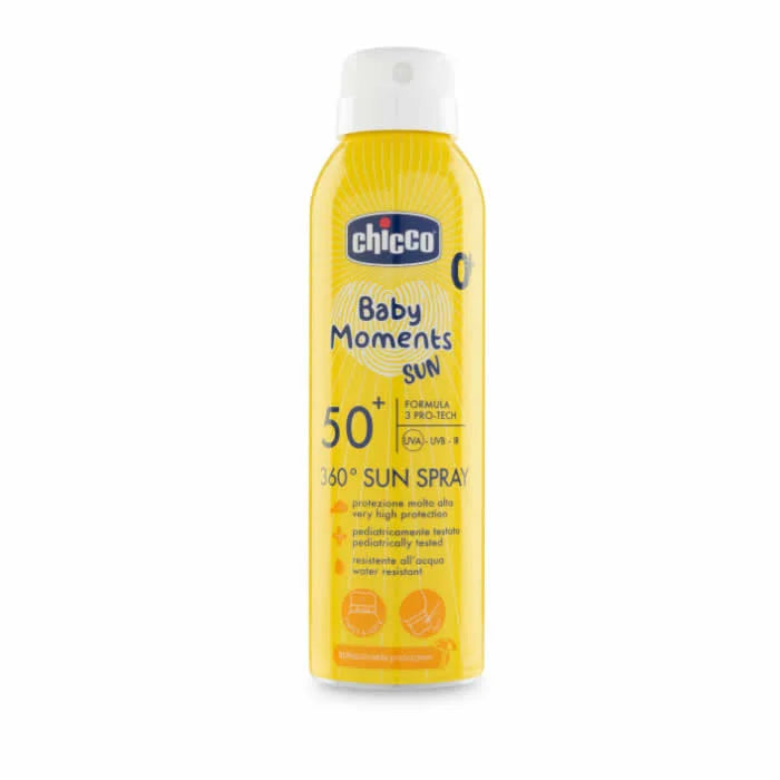CHICCO CHICCO Baby Moments 360 Sun Spray SPF 50+ Sonnenschutz 0+ Monate 150 ml Sonnenpflege