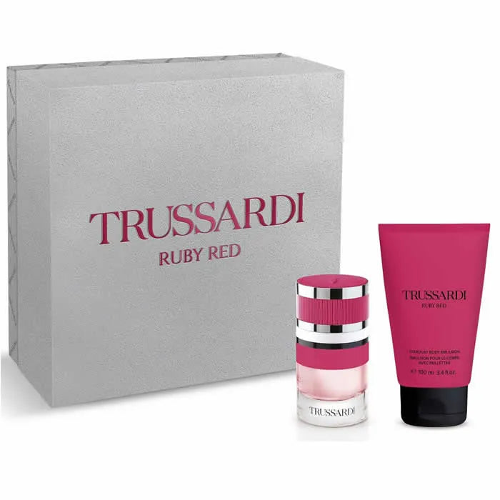 TRUSSARDI Ruby Red Eau de Parfum Spray 60 ml Set 2 Artikel Parfüm