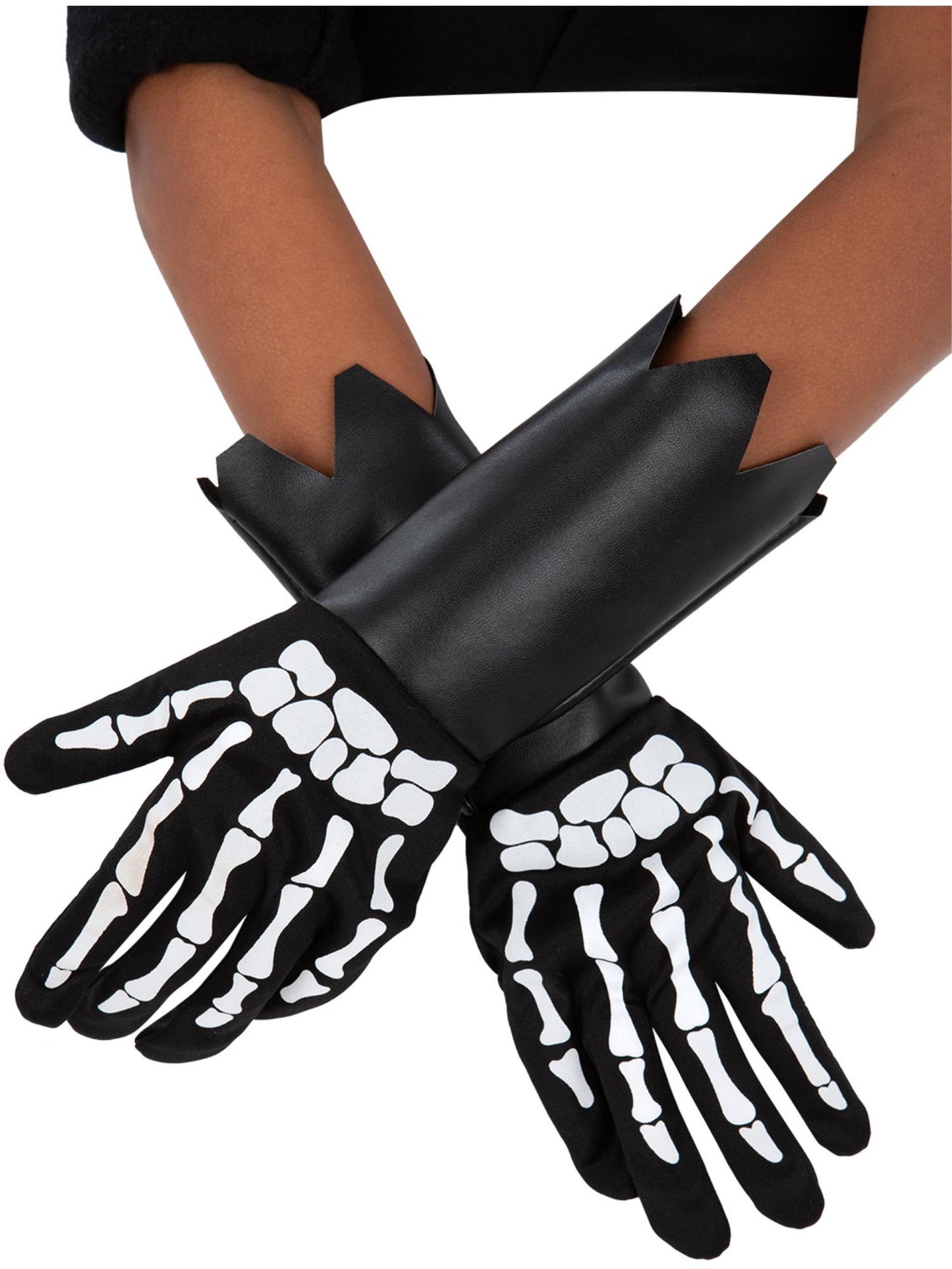 Smiffys Kids Skeleton Gauntlet Gloves AC für Unisex