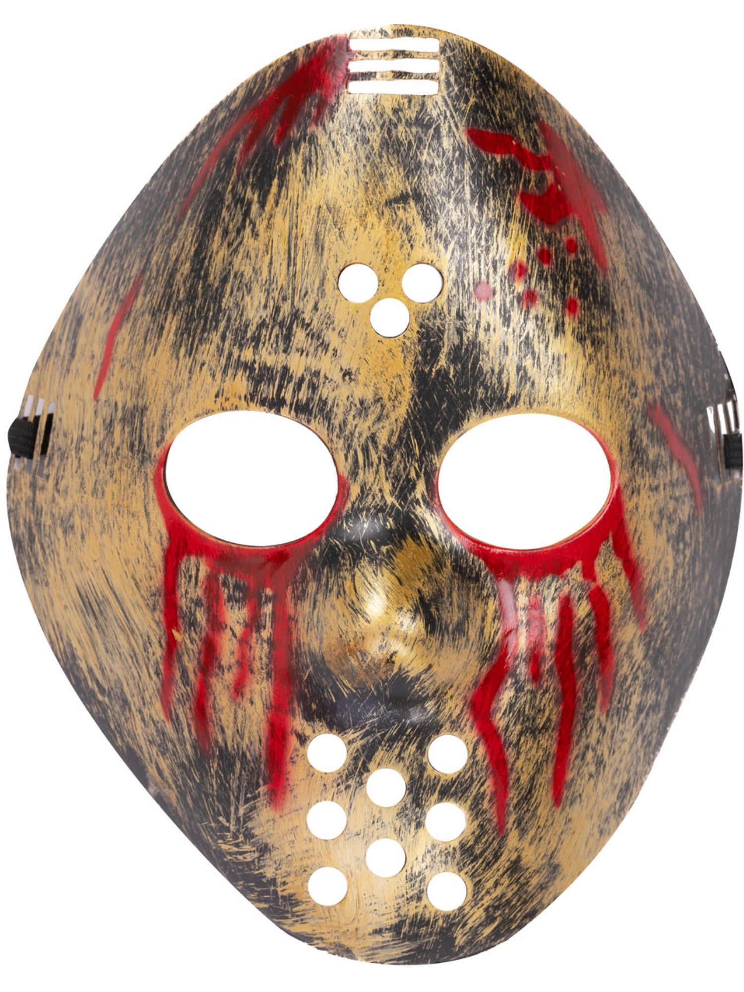 Smiffys Bloody Metallic Hockey Mask für Erwachsene – Detailansicht