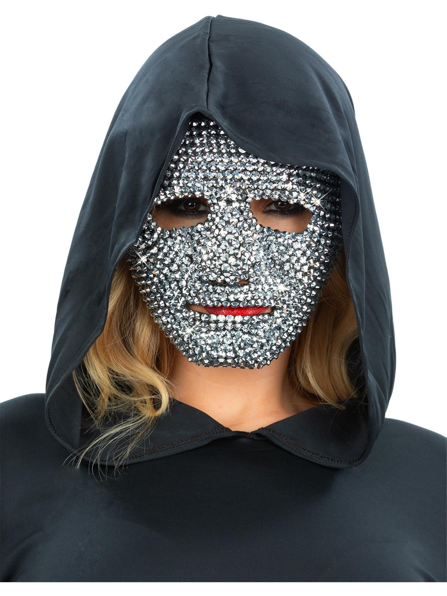 Smiffys Silver Jewelled Robot Mask silberne Roboter-Maske für Erwachsene