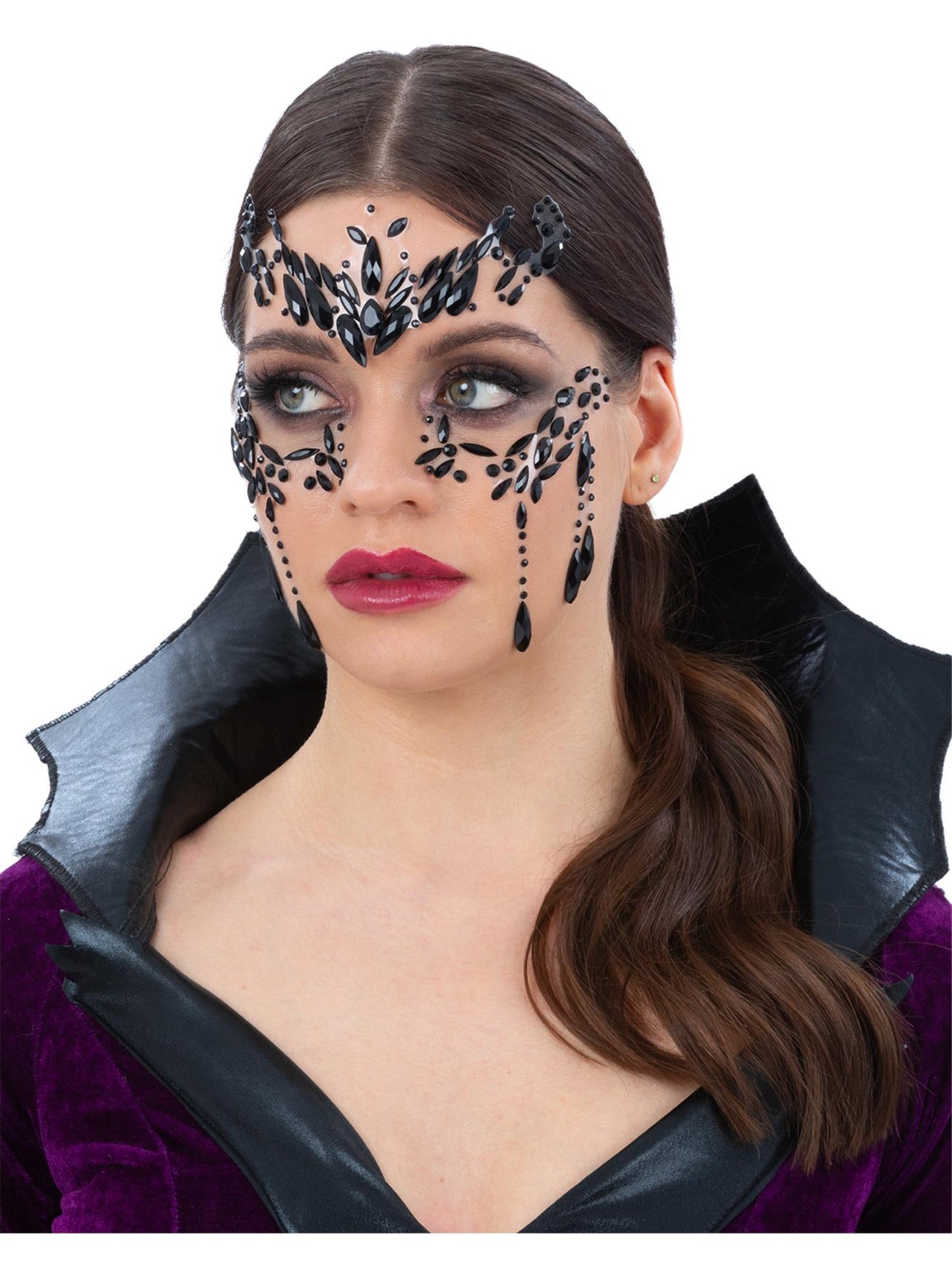 Smiffys Make-Up FX,Venetian Masquerade Face Jewels CD für Unisex