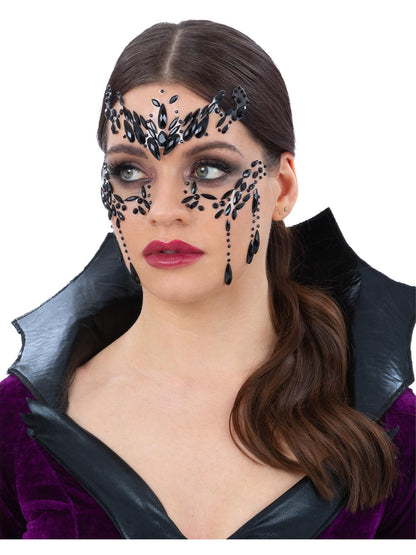 Smiffys Make-Up FX,Venetian Masquerade Face Jewels CD für Unisex