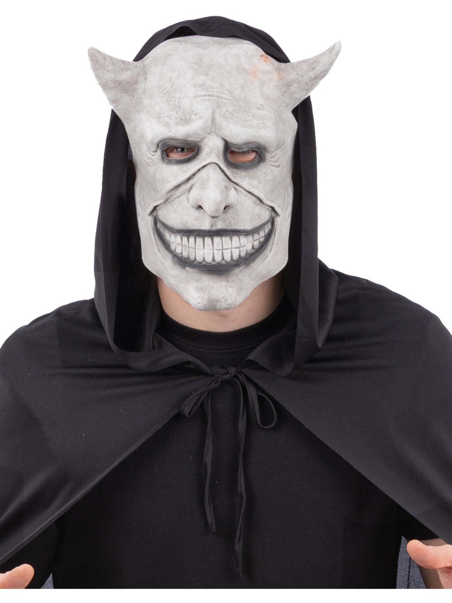 Smiffys Smiling Devil Latex Mask für Herren