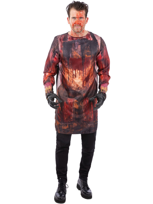 Smiffys Massacre Man Kit CS Kostümset mit Top und Handschuhen – Produktansicht