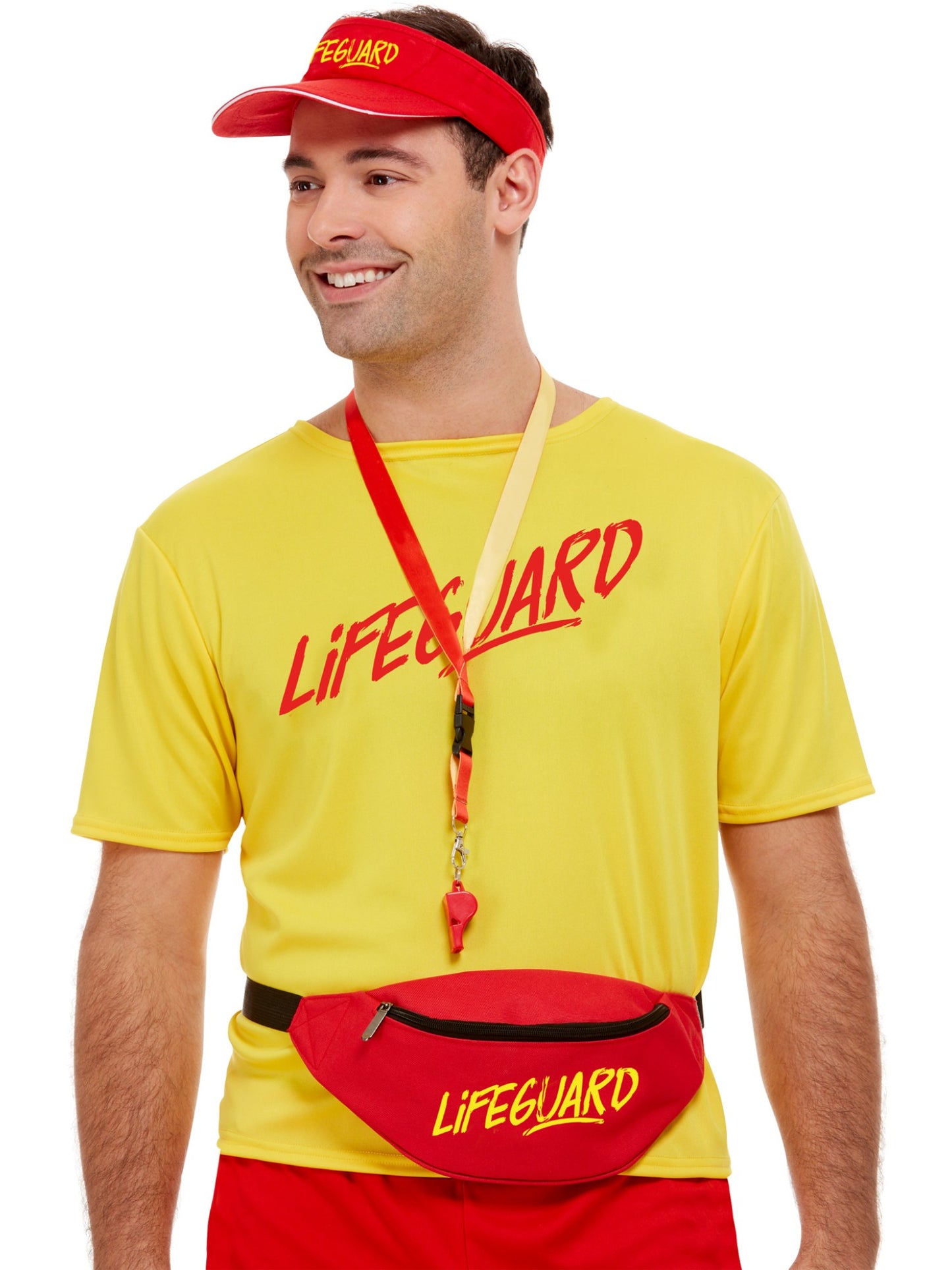 Smiffys Unisex Lifeguard Accessory Kit, Red