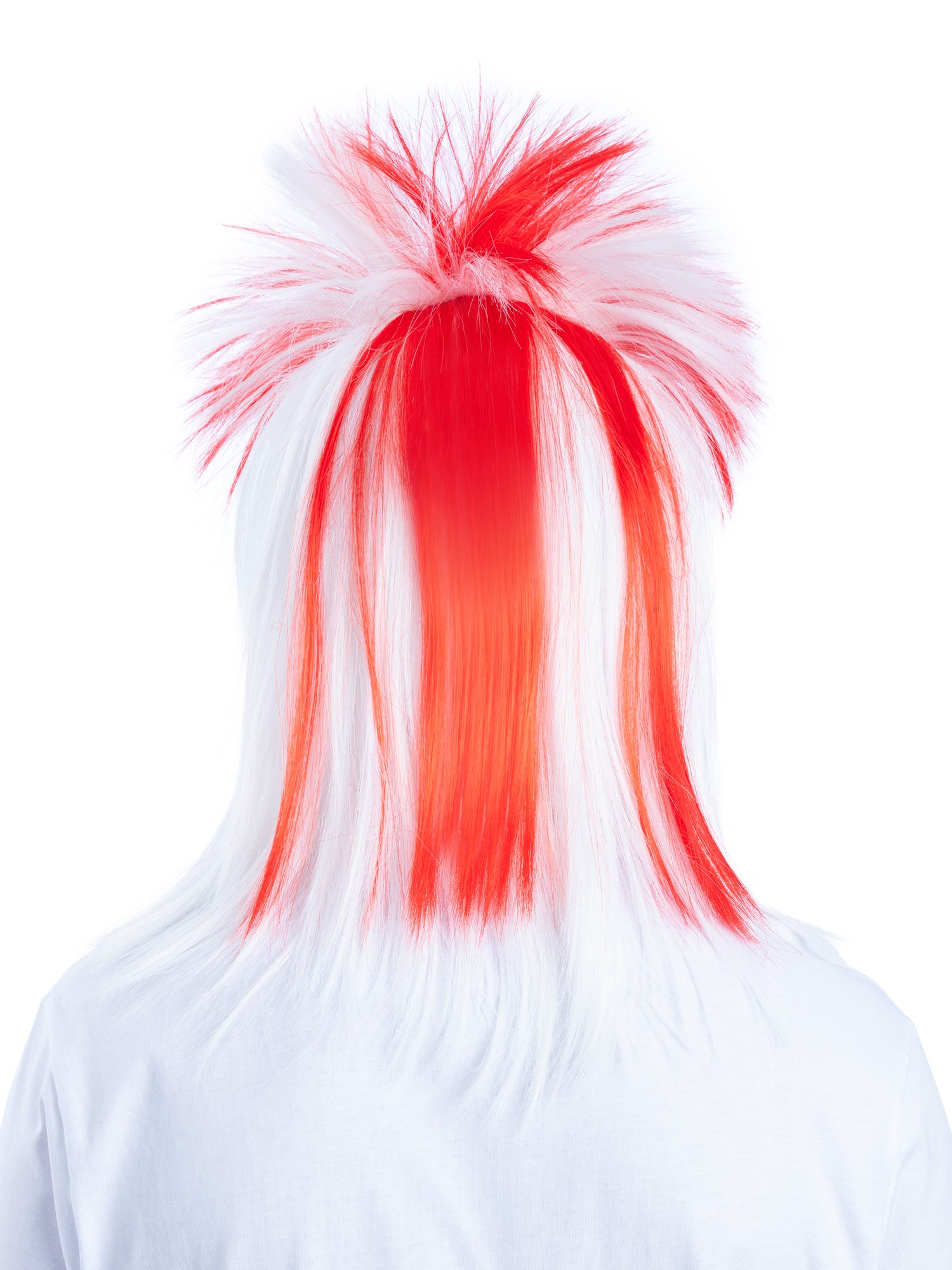 Smiffys England Mullet Perue fuer Herren in Rot – Detailansicht