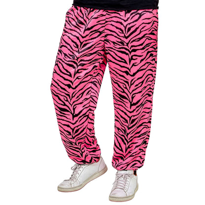 "80er JAHRE HOSE- PINK ZEBRA" – Vorderansicht