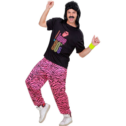 "80er JAHRE HOSE- PINK ZEBRA" – Detailansicht